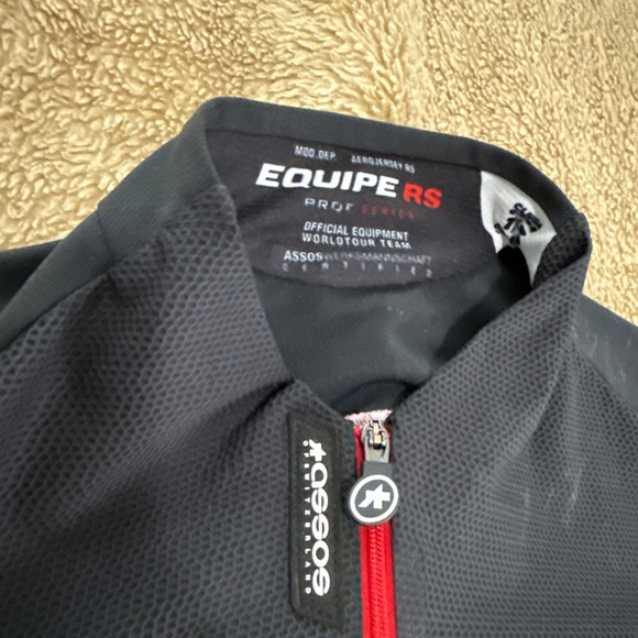 ASSOS men’s cycling, jersey, black and white, small short sleeve zip up - Picture 2 of 5